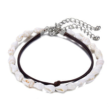 Load image into Gallery viewer, IPARAM Bohemia Vintage Shell Rope Chain Bracelet Women Beach Sea Shell Bracelet Anklet Jewelry Party Gift Wholesale