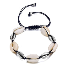 Load image into Gallery viewer, IPARAM Bohemia Vintage Shell Rope Chain Bracelet Women Beach Sea Shell Bracelet Anklet Jewelry Party Gift Wholesale