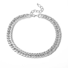 Load image into Gallery viewer, IngeSight.Z Punk Hip Hop Curb Cuban Thick Short Choker Necklace Men Simple Minimalist Chunky Collar Necklace Women Jewelry Party