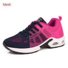 Load image into Gallery viewer, Fashion Women Lightweight Sneakers Air Cushion Ladies Trainers Basket Tenis Casual White Platform Sneakers Breathable Comfort