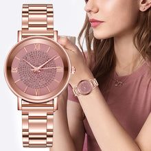 Load image into Gallery viewer, Women Watches 2020 Luxury Diamond Rose Gold Ladies Wrist Watches Magnetic Women Bracelet Watch For Female Clock Relogio Feminino