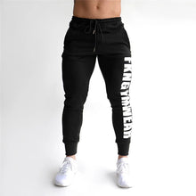 Load image into Gallery viewer, 2019 Autumn Gyms Men&#39;s Pants Joggers Skinny Sweat Pants printing Tights Sweatpants For Men Side Zipper Sheer Trouser Pants
