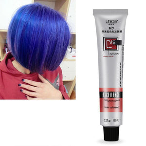 1 Pcs Fashion Professional use Hair Cream Non-toxic Hair Tint Colorant Semi Permanent Long Lasing Hair Cream Color Dye Paint