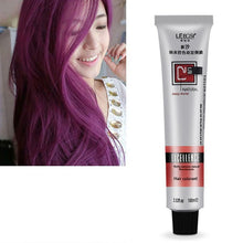 Load image into Gallery viewer, Fashion Hair Cream Unisex Smoky Gray Punk Style Light Grey Silver Permanent Hair Dye Color Cream Girls Beauty Hair Colors MDF11
