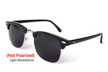 Load image into Gallery viewer, LeonLion  Polarized Semi-Rimless Sunglasses Women/Men Polarized UV400 Classic Brand Designer Retro Oculos De Sol Gafas
