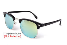 Load image into Gallery viewer, LeonLion  Polarized Semi-Rimless Sunglasses Women/Men Polarized UV400 Classic Brand Designer Retro Oculos De Sol Gafas
