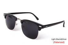 Load image into Gallery viewer, LeonLion  Polarized Semi-Rimless Sunglasses Women/Men Polarized UV400 Classic Brand Designer Retro Oculos De Sol Gafas
