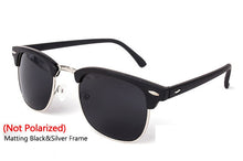 Load image into Gallery viewer, LeonLion  Polarized Semi-Rimless Sunglasses Women/Men Polarized UV400 Classic Brand Designer Retro Oculos De Sol Gafas
