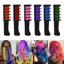 Load image into Gallery viewer, Fashion 6 Colors Mini Disposable Personal Use Hair Chalk Color Comb Dye Kits Temporary party Cosplay Salon Hairs Dyeing TSLM2
