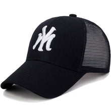 Load image into Gallery viewer, Spring Summer Unisex Baseball Caps Letter Mesh Cap Fashion Solid Embroidery Adjustable Hat Women Men Cotton Casual Hats CP0113
