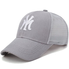 Load image into Gallery viewer, Spring Summer Unisex Baseball Caps Letter Mesh Cap Fashion Solid Embroidery Adjustable Hat Women Men Cotton Casual Hats CP0113
