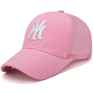 Spring Summer Unisex Baseball Caps Letter Mesh Cap Fashion Solid Embroidery Adjustable Hat Women Men Cotton Casual Hats CP0113