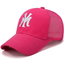Load image into Gallery viewer, Spring Summer Unisex Baseball Caps Letter Mesh Cap Fashion Solid Embroidery Adjustable Hat Women Men Cotton Casual Hats CP0113
