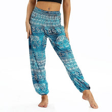 Load image into Gallery viewer, Fashion Bohemian Loose Pant Women Casual Print Travel Lounge Festival Beach High Waist Pant Штаны для йоги Droppship 10 Colors
