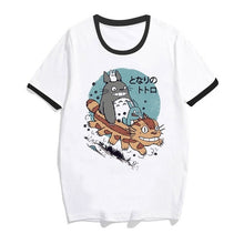 Load image into Gallery viewer, totoro Spirit Away t shirt women Studio Ghibli femme Japanese Anime cartoon tshirt t-shirt Miyazaki Hayao clothes female kawaii

