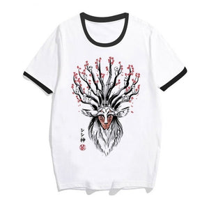 totoro Spirit Away t shirt women Studio Ghibli femme Japanese Anime cartoon tshirt t-shirt Miyazaki Hayao clothes female kawaii