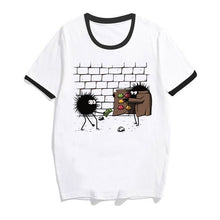 Load image into Gallery viewer, totoro Spirit Away t shirt women Studio Ghibli femme Japanese Anime cartoon tshirt t-shirt Miyazaki Hayao clothes female kawaii
