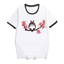 Load image into Gallery viewer, totoro Spirit Away t shirt women Studio Ghibli femme Japanese Anime cartoon tshirt t-shirt Miyazaki Hayao clothes female kawaii
