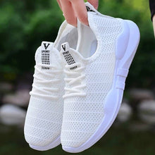 Load image into Gallery viewer, Hot Selling Summer New Style Women&#39;s Outdoor Sneakers Comfortable Breathable Hollow Casual Shoes Sports Mesh Womans White Shoes
