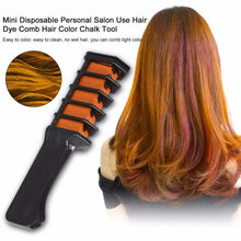 Load image into Gallery viewer, 13 Colors Hair Dye Mascara Hair Color Chalk Design Crayons Temporary Pink Grey Purple Blue Black Hair Dye Comb Easy To Use TSLM2

