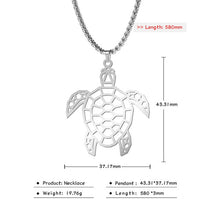 Load image into Gallery viewer, Teamer Wolf Necklace for Men Women Punk Stainless Steel Animal Pendant Necklaces Beer Cat Rabbit Box Chain Amulet Jewelry Gift

