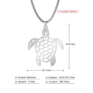 Teamer Wolf Necklace for Men Women Punk Stainless Steel Animal Pendant Necklaces Beer Cat Rabbit Box Chain Amulet Jewelry Gift