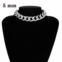 Load image into Gallery viewer, Punk Miami Cuban Choker Necklace Collar Statement Hip Hop Big Chunky Aluminum Gold Color Thick Chain Necklace Women Jewelry
