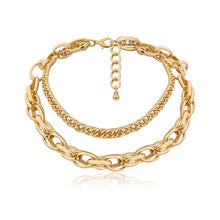 Load image into Gallery viewer, Punk Miami Cuban Choker Necklace Collar Statement Hip Hop Big Chunky Aluminum Gold Color Thick Chain Necklace Women Jewelry
