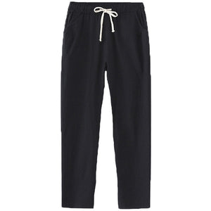 Lace Up Summer Pants Women Sweatpants Pantalon Femme Candy Colors Cotton Linen Harem Pants Casual Plus Size Trousers Women C5212