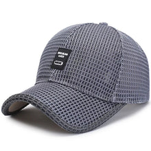 Load image into Gallery viewer, Top Level Summer Baseball Hat For Men Breathable Mesh Trucker Cap Fashion Curved Visor Casquette Homme Casual Women Sun Caps
