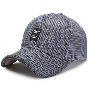 Top Level Summer Baseball Hat For Men Breathable Mesh Trucker Cap Fashion Curved Visor Casquette Homme Casual Women Sun Caps