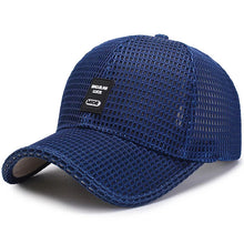 Load image into Gallery viewer, Top Level Summer Baseball Hat For Men Breathable Mesh Trucker Cap Fashion Curved Visor Casquette Homme Casual Women Sun Caps
