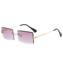 Load image into Gallery viewer, Luxury Brand Rectangle Ladies Sunglasses Women 2020 Rimless Square Polarized Sun Glasses For Ladies Zonnebril Dames Vrouwen Bril
