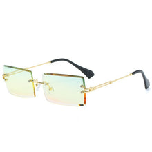 Load image into Gallery viewer, Luxury Brand Rectangle Ladies Sunglasses Women 2020 Rimless Square Polarized Sun Glasses For Ladies Zonnebril Dames Vrouwen Bril
