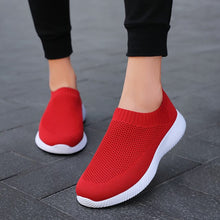 Load image into Gallery viewer, Women Vulcanized Shoes High Quality Women Sneakers Slip On Flats Shoes Women Loafers Plus Size 42 Walking Flat
