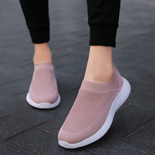 Load image into Gallery viewer, Women Vulcanized Shoes High Quality Women Sneakers Slip On Flats Shoes Women Loafers Plus Size 42 Walking Flat
