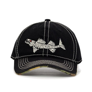 2020 Fish Bone Men's Baseball Cap Women's Snapback Fishing Embroidery Dad Hat Man Kids Trucker gorra Summer Fisher Brand Men Cap