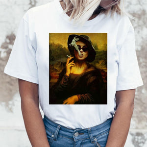 grunge aesthetic t shirt Funny style ulzzang Tumblr women top korean 90s clothing female t-shirt vaporwave tee shirt clothes