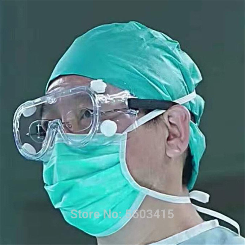 Anti-virus Safety Goggles Anti-fog Dust-proof Splash-proof Glasses Working Eye Protection Glasses Industrial Work Safety