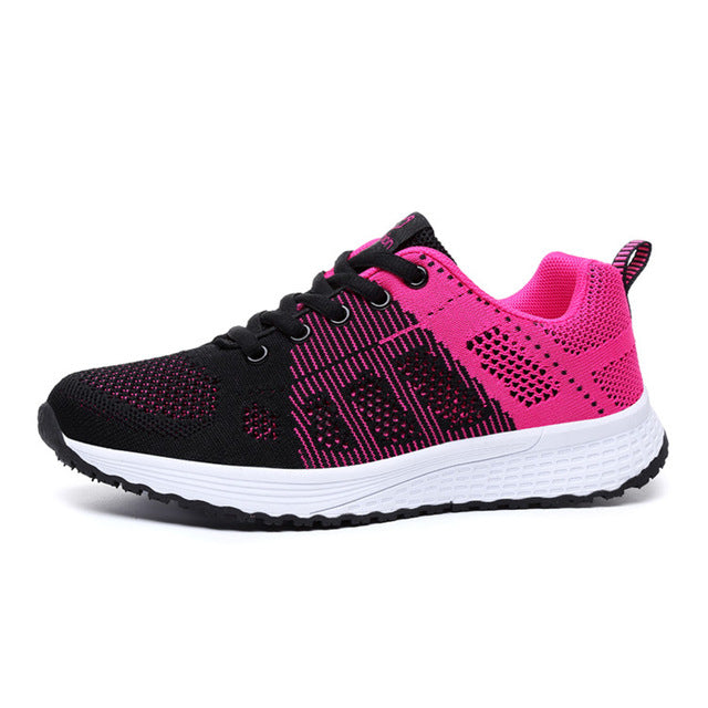 ZHENZU Women's Sport Shoes Female Brand Sneakers Woman Running Shoes Breathable Antislip Light Flats Eur 35-42