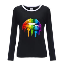 Load image into Gallery viewer, Winter Tshirt Womens Casual Print Shirts O-neck Long Sleeve Top Loose T-shirt 3xl Basic Clothing Camisas De Moda Mujer 2020
