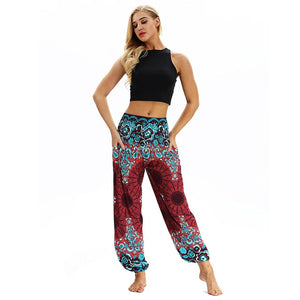 Fashion Bohemian Loose Pant Men Women Casual Hippy Trousers Baggy Aladdin Harem Pant Droppship 20 Colors Штаны для йоги Freeship