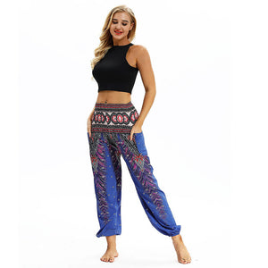 Fashion Bohemian Loose Pant Men Women Casual Hippy Trousers Baggy Aladdin Harem Pant Droppship 20 Colors Штаны для йоги Freeship
