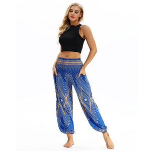 Fashion Bohemian Loose Pant Men Women Casual Hippy Trousers Baggy Aladdin Harem Pant Droppship 20 Colors Штаны для йоги Freeship