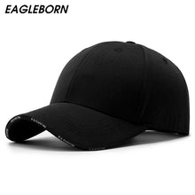 Load image into Gallery viewer, New Black Adult Unisex Casual Solid Couple Baseball Caps Snapback Hats For Men Baseball Cap Women Men White Baseball Cap Hat Cap
