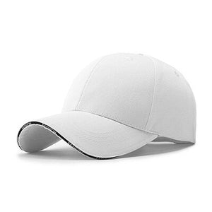 New Black Adult Unisex Casual Solid Couple Baseball Caps Snapback Hats For Men Baseball Cap Women Men White Baseball Cap Hat Cap