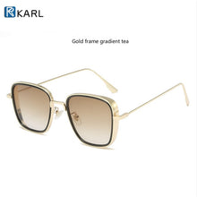Load image into Gallery viewer, Retro Square Sunglasses Men Tony Stark Sun Glasses Luxury Brand Designer Steampunk Sunglasses Red Black Sunglass Women UV400
