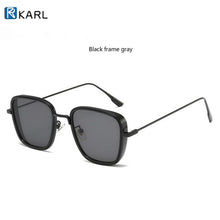 Load image into Gallery viewer, Retro Square Sunglasses Men Tony Stark Sun Glasses Luxury Brand Designer Steampunk Sunglasses Red Black Sunglass Women UV400
