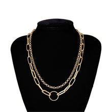 Load image into Gallery viewer, Punk Miami Cuban Choker Necklace Collar Statement Hip Hop Big Chunky Aluminum Gold Color Thick Chain Necklace Women Jewelry
