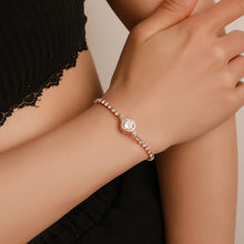 Load image into Gallery viewer, Hot Luxury Rose Gold Stainless Steel Bracelets Bangles Female Heart Wedding Love Brand Charm Bracelet for Women Famous Jewelry

